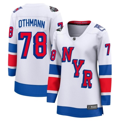Women's Brennan Othmann New York Rangers Fanatics Branded 2024 Stadium Series Jersey - Breakaway White