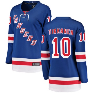 Women's Esa Tikkanen New York Rangers Fanatics Branded Home Jersey - Breakaway Blue