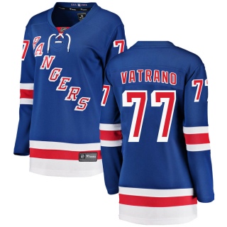 Women's Frank Vatrano New York Rangers Fanatics Branded Home Jersey - Breakaway Blue
