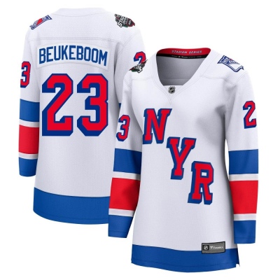 Women's Jeff Beukeboom New York Rangers Fanatics Branded 2024 Stadium Series Jersey - Breakaway White