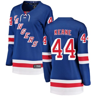 Women's Joey Keane New York Rangers Fanatics Branded Home Jersey - Breakaway Blue