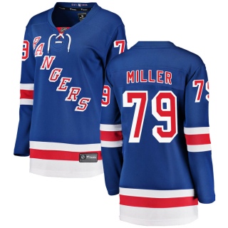Women's K'Andre Miller New York Rangers Fanatics Branded Home Jersey - Breakaway Blue