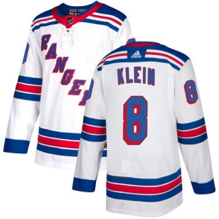 Women's Kevin Klein New York Rangers Adidas Away Jersey - Authentic White