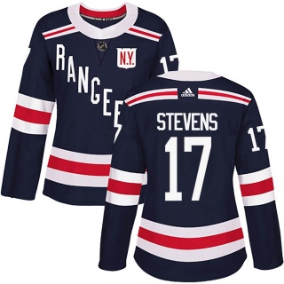 Women's Kevin Stevens New York Rangers Adidas 2018 Winter Classic Home Jersey - Authentic Navy Blue
