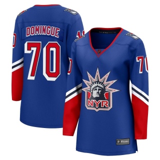 Women's Louis Domingue New York Rangers Fanatics Branded Special Edition 2.0 Jersey - Breakaway Royal