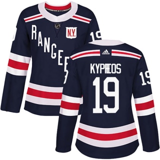 Women's Nick Kypreos New York Rangers Adidas 2018 Winter Classic Home Jersey - Authentic Navy Blue
