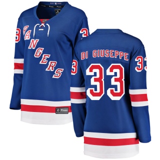 Women's Phillip Di Giuseppe New York Rangers Fanatics Branded Home Jersey - Breakaway Blue