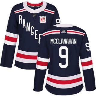 Women's Rob Mcclanahan New York Rangers Adidas 2018 Winter Classic Home Jersey - Authentic Navy Blue