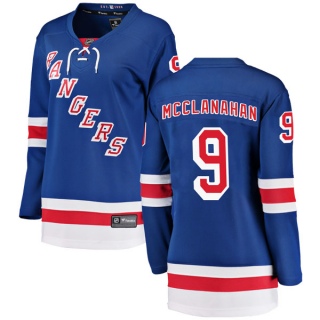 Women's Rob Mcclanahan New York Rangers Fanatics Branded Home Jersey - Breakaway Blue