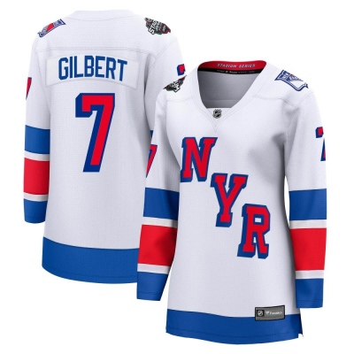 Women's Rod Gilbert New York Rangers Fanatics Branded 2024 Stadium Series Jersey - Breakaway White