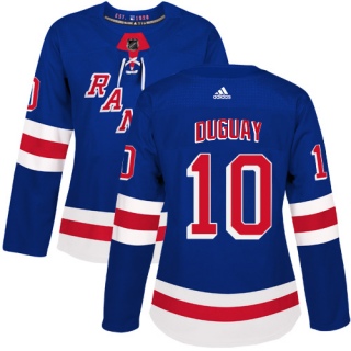 Women's Ron Duguay New York Rangers Adidas Home Jersey - Authentic Royal Blue