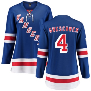 Women's Ron Greschner New York Rangers Fanatics Branded Home Jersey - Breakaway Blue