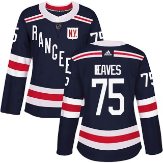 Women's Ryan Reaves New York Rangers Adidas 2018 Winter Classic Home Jersey - Authentic Navy Blue