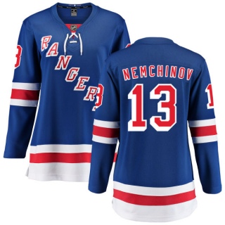Women's Sergei Nemchinov New York Rangers Fanatics Branded Home Jersey - Breakaway Blue