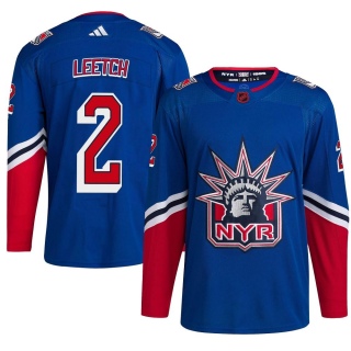 Youth Brian Leetch New York Rangers Adidas Reverse Retro 2.0 Jersey - Authentic Royal