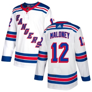 Youth Don Maloney New York Rangers Adidas Jersey - Authentic White