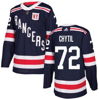 Youth Filip Chytil New York Rangers Adidas 2018 Winter Classic Jersey - Authentic Navy Blue