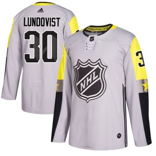 Youth Henrik Lundqvist New York Rangers Adidas 2018 All-Star Metro Division Jersey - Authentic Gray