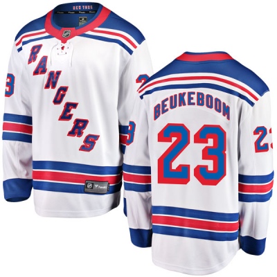 Youth Jeff Beukeboom New York Rangers Fanatics Branded Away Jersey - Breakaway White