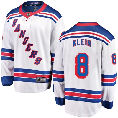 Youth Kevin Klein New York Rangers Fanatics Branded Away Jersey - Breakaway White