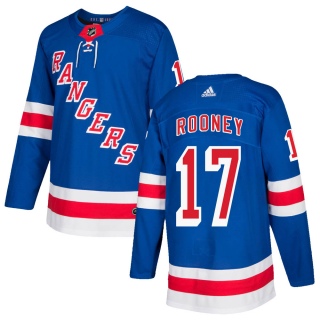 Youth Kevin Rooney New York Rangers Adidas Home Jersey - Authentic Royal Blue