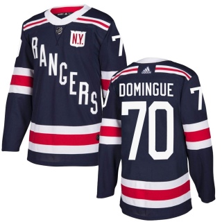 Youth Louis Domingue New York Rangers Adidas 2018 Winter Classic Home Jersey - Authentic Navy Blue