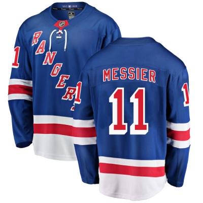 Youth Mark Messier New York Rangers Fanatics Branded Home Jersey - Breakaway Blue