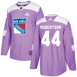 Youth Matthew Robertson New York Rangers Adidas Fights Cancer Practice Jersey - Authentic Purple