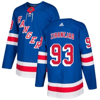 Youth Mika Zibanejad New York Rangers Adidas Home Jersey - Authentic Royal Blue
