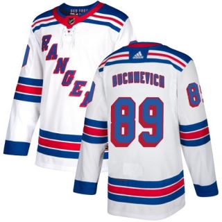 Youth Pavel Buchnevich New York Rangers Adidas Away Jersey - Authentic White