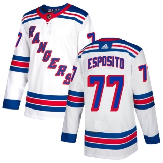Youth Phil Esposito New York Rangers Adidas Jersey - Authentic White