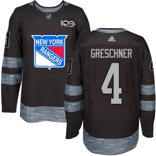 Youth Ron Greschner New York Rangers 1917- 100th Anniversary Jersey - Authentic Black
