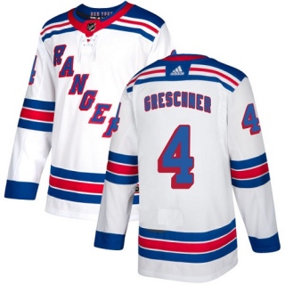 Youth Ron Greschner New York Rangers Adidas Away Jersey - Authentic White
