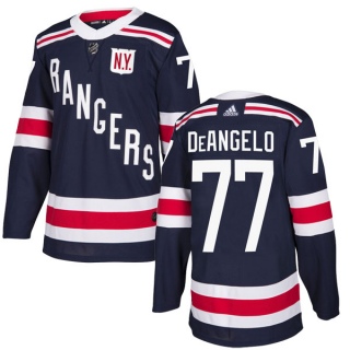 Youth Tony DeAngelo New York Rangers Adidas 2018 Winter Classic Home Jersey - Authentic Navy Blue